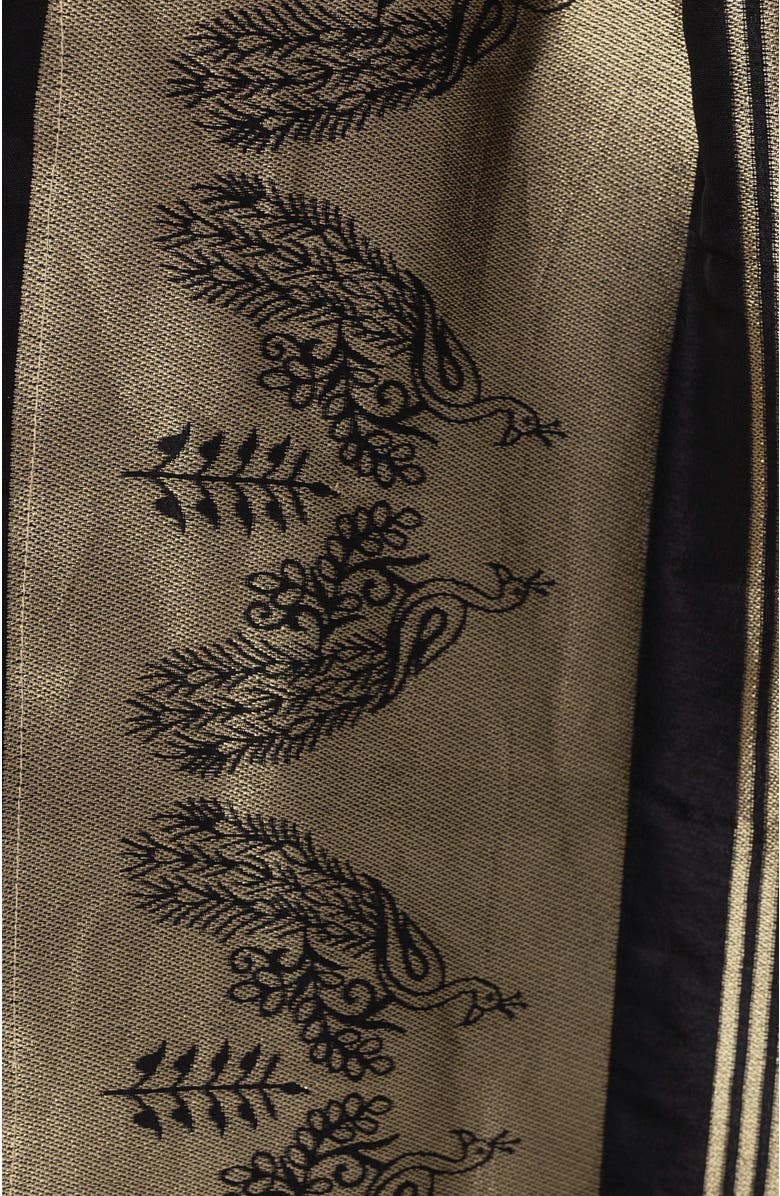 RAAS Mia Saree & Hand Embroidered Blouse, Alternate, color, Black