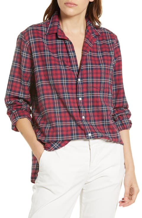 Eileen Plaid Cotton Button-Up Shirt