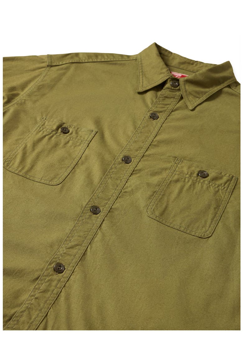 Otero Cotton Shirt, Alternate, color, GREEN