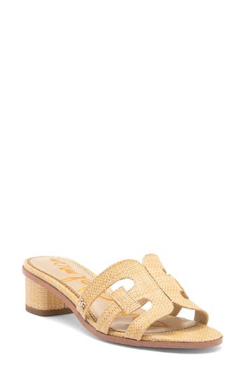 SAM EDELMAN SAM EDELMAN ILLIE BLOCK HEEL SLIDE SANDAL