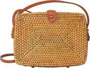 Jelavu Rae Handwoven Rattan Crossbody Bag