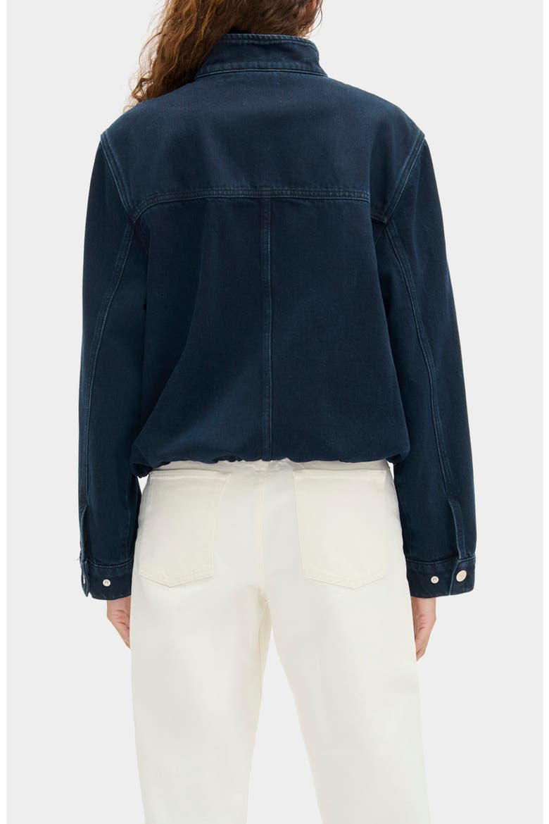 Brody Quilted Organic Cotton Denim Jacket, Alternate, color, BLUE BLACK
