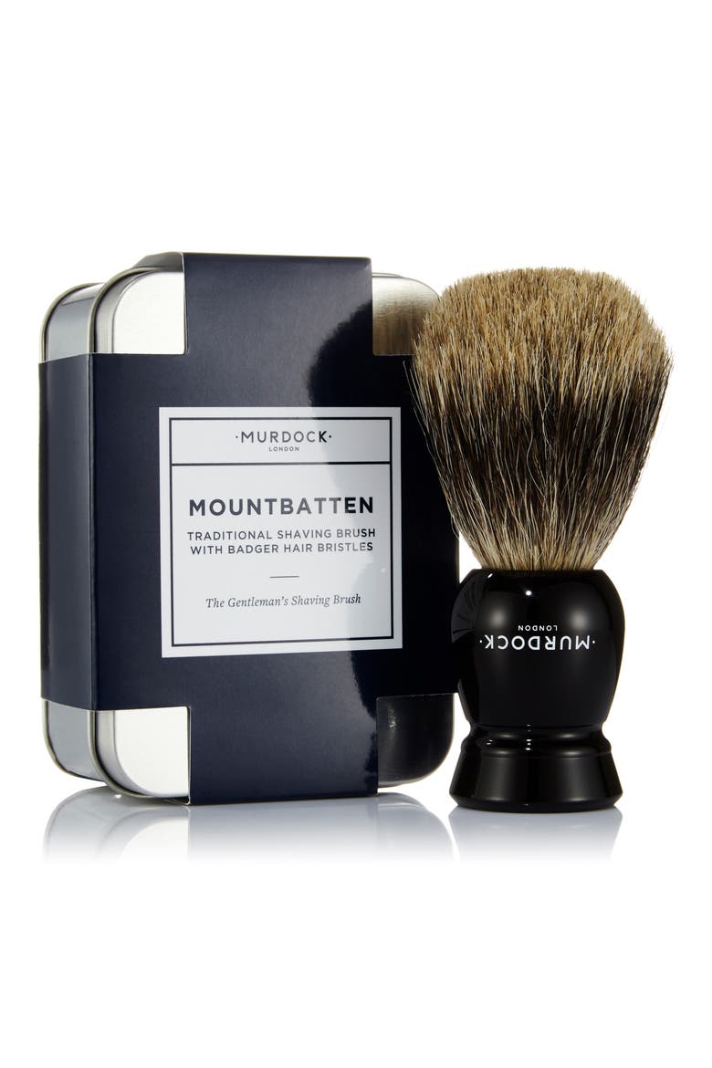 Mountbatten Shaving Brush, Main, color, NO COLOR