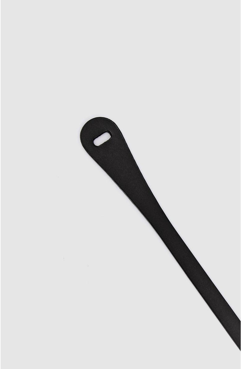 Belle & Bloom Tie The Knot Leather Belt, Alternate, color, Black