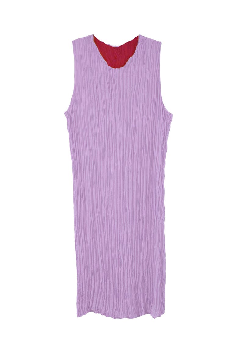 Jaya Pleated Dress, Alternate, color, lavender/lipstick