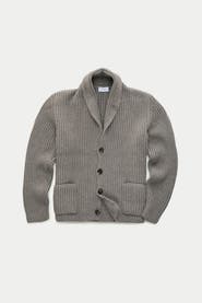 Wolf Vs. Goat (WvG) Wool Chunky Shawl Collar Cardigan