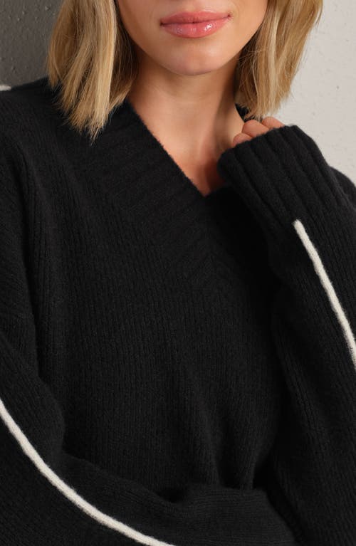Rhone Westside V-neck Sweater In Black