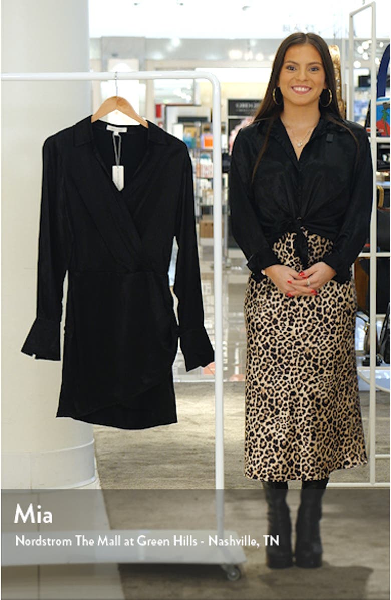 The Dinner Party Long Sleeve Minidress, sales video thumbnail