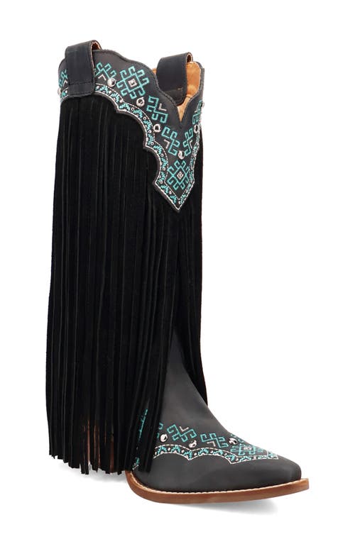 Dingo Tequila Sunrise Western Boot In Black