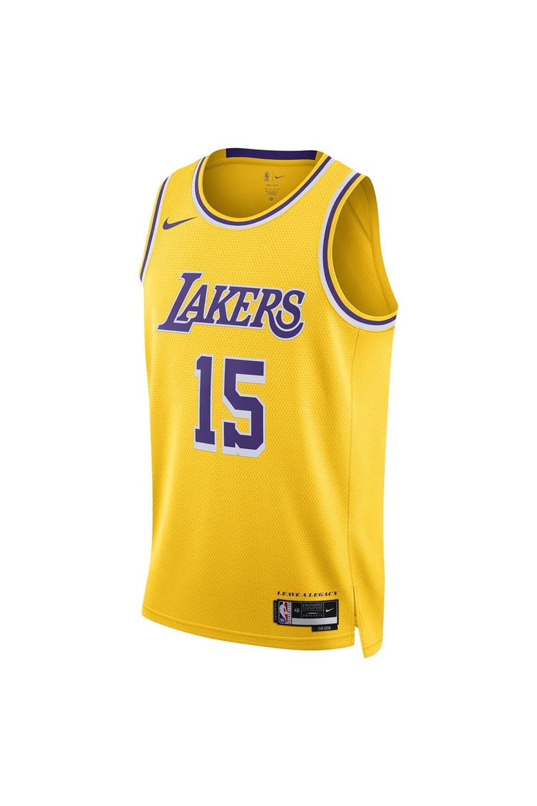Unisex Nike Austin Reaves Gold Los Angeles Lakers Swingman Jersey - Icon Edition, Alternate, color, Gold