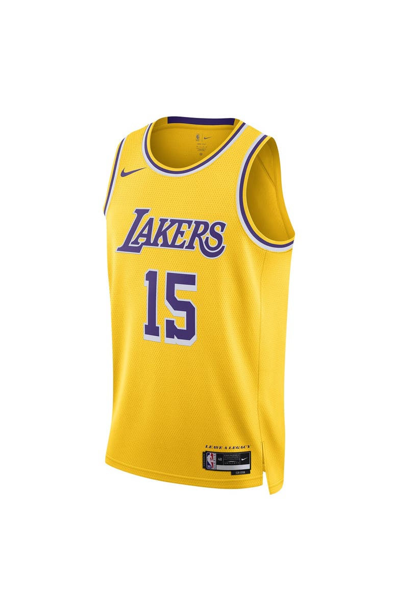 Nike Unisex Nike Austin Reaves Gold Los Angeles Lakers Swingman Jersey - Icon Edition, Alternate, color, Gold