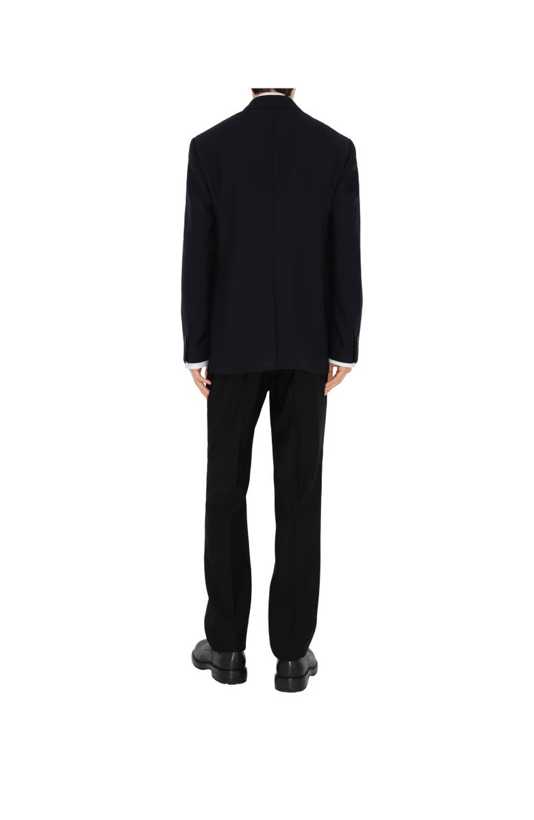 Burberry Wool Tailored Jacket, Alternate, color, Black
