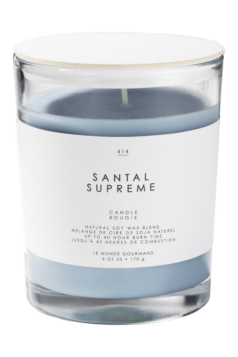 Santal Supreme Candle, Main, color, NO COLOR