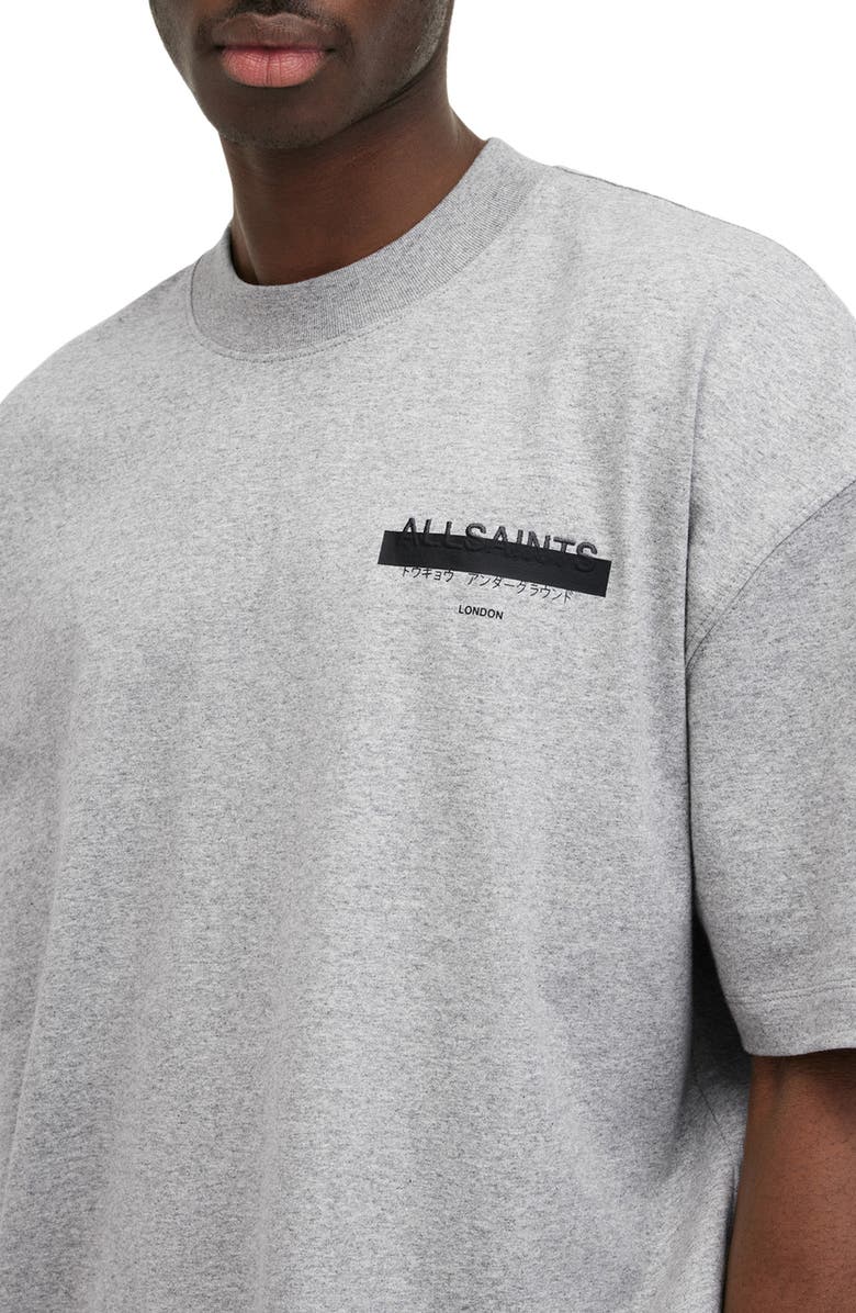 AllSaints Redact Embroidered Graphic T-Shirt, Alternate, color, 