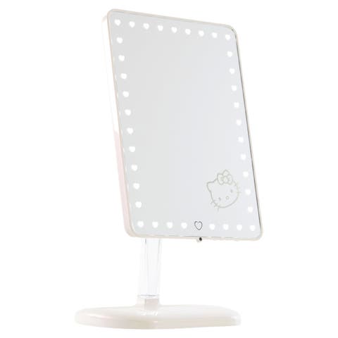 Hello Kitty Edition Touch Pro Led Makeup Mirror With Bluetooth Speakerphone And Usb Charger