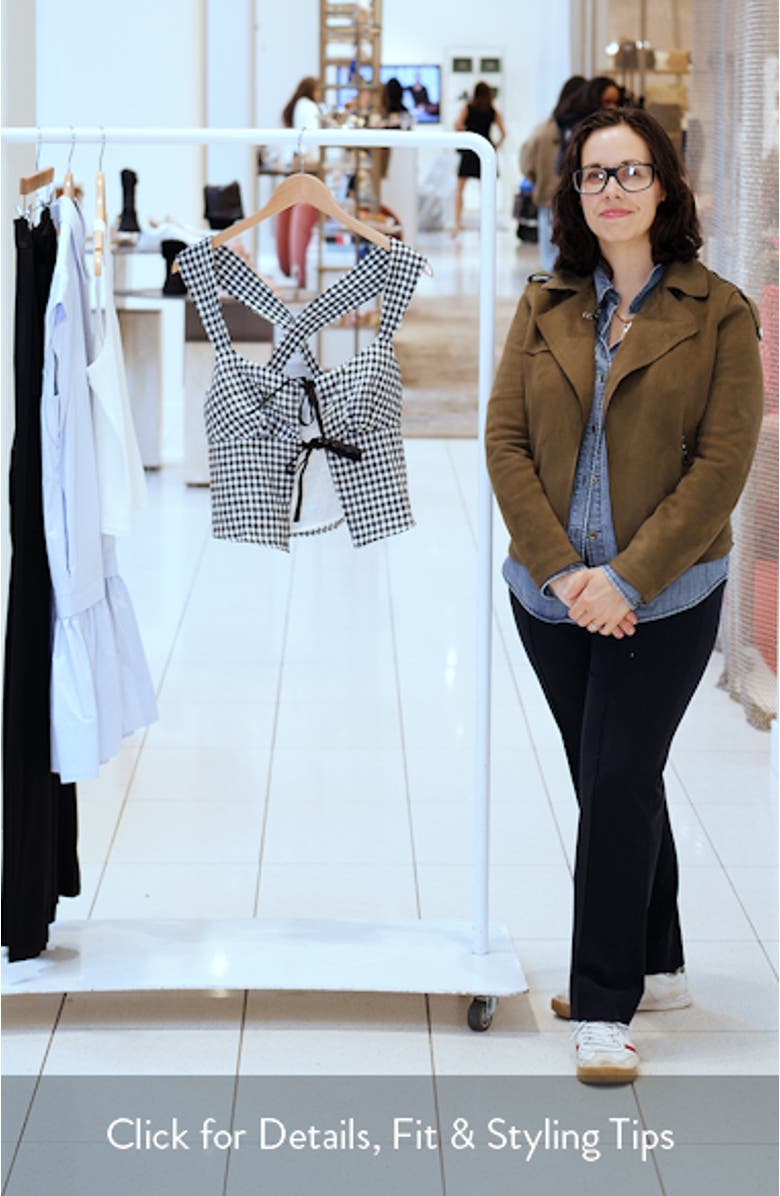 Azalea Gingham Linen Tank, sales video thumbnail