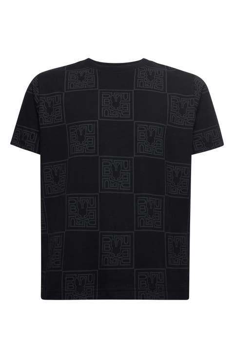 Kids' Gio Allover Logo Print Pima Cotton T-Shirt (Little Kid & Big Kid)