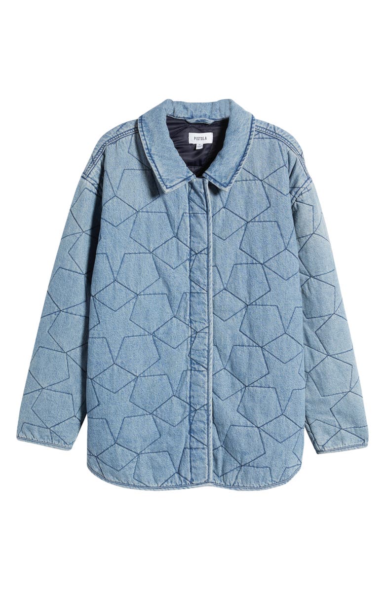 Pistola Alyssa Denim Jacket, Alternate, color, 