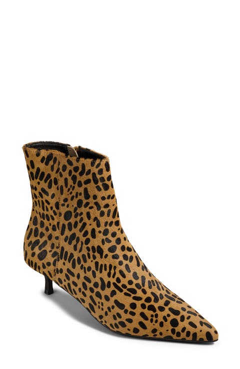 Soho Genuine Calf Hair Bootie