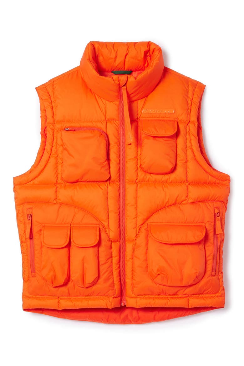 Water Repellent Utility Down Puffer Vest, Alternate, color, BUOY
