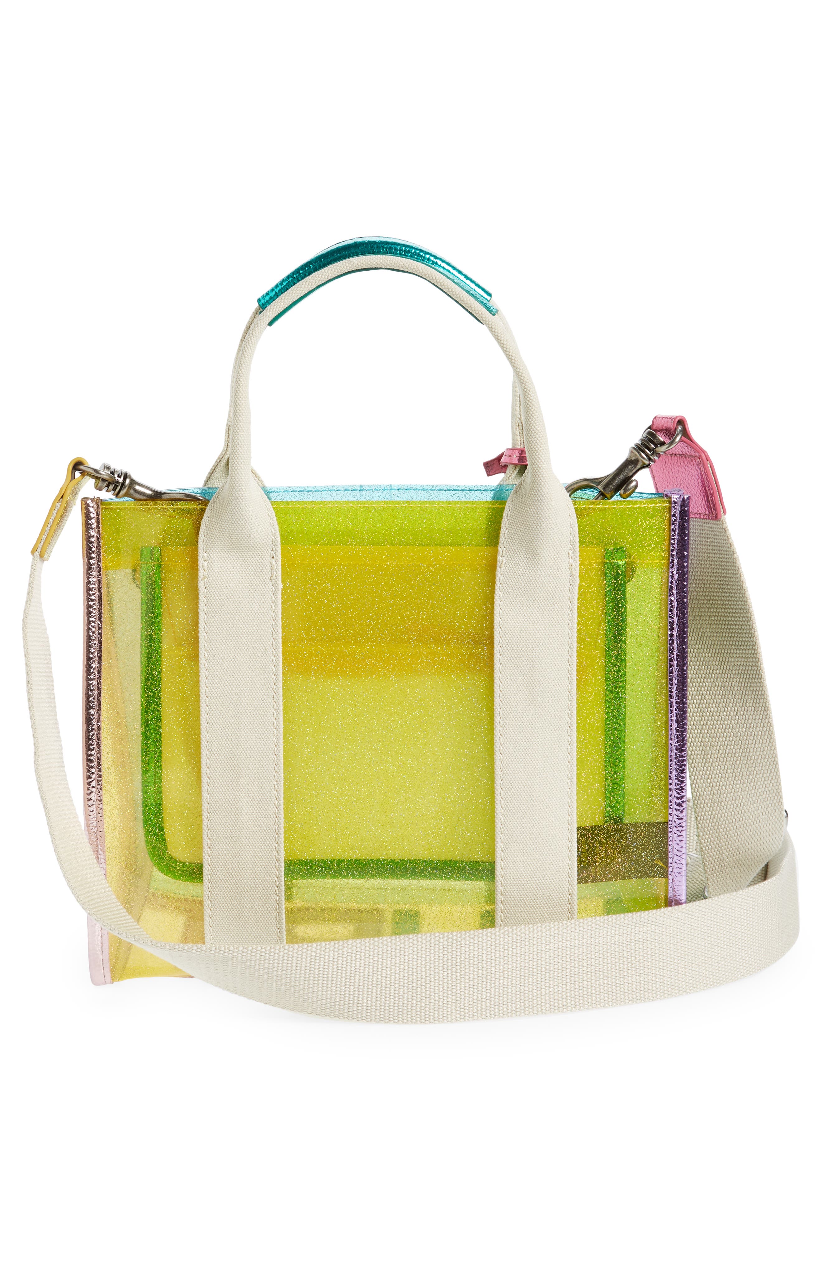 Kurt Geiger London Mini Southbank Vinyl Clear Tote, Alternate, color, Mult/Other