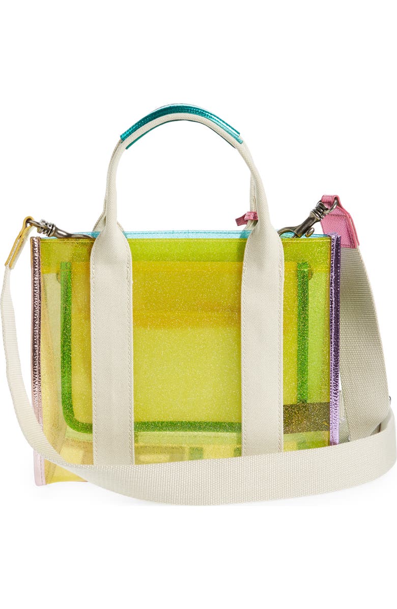 Kurt Geiger London Mini Southbank Vinyl Clear Tote, Alternate, color, Mult/Other
