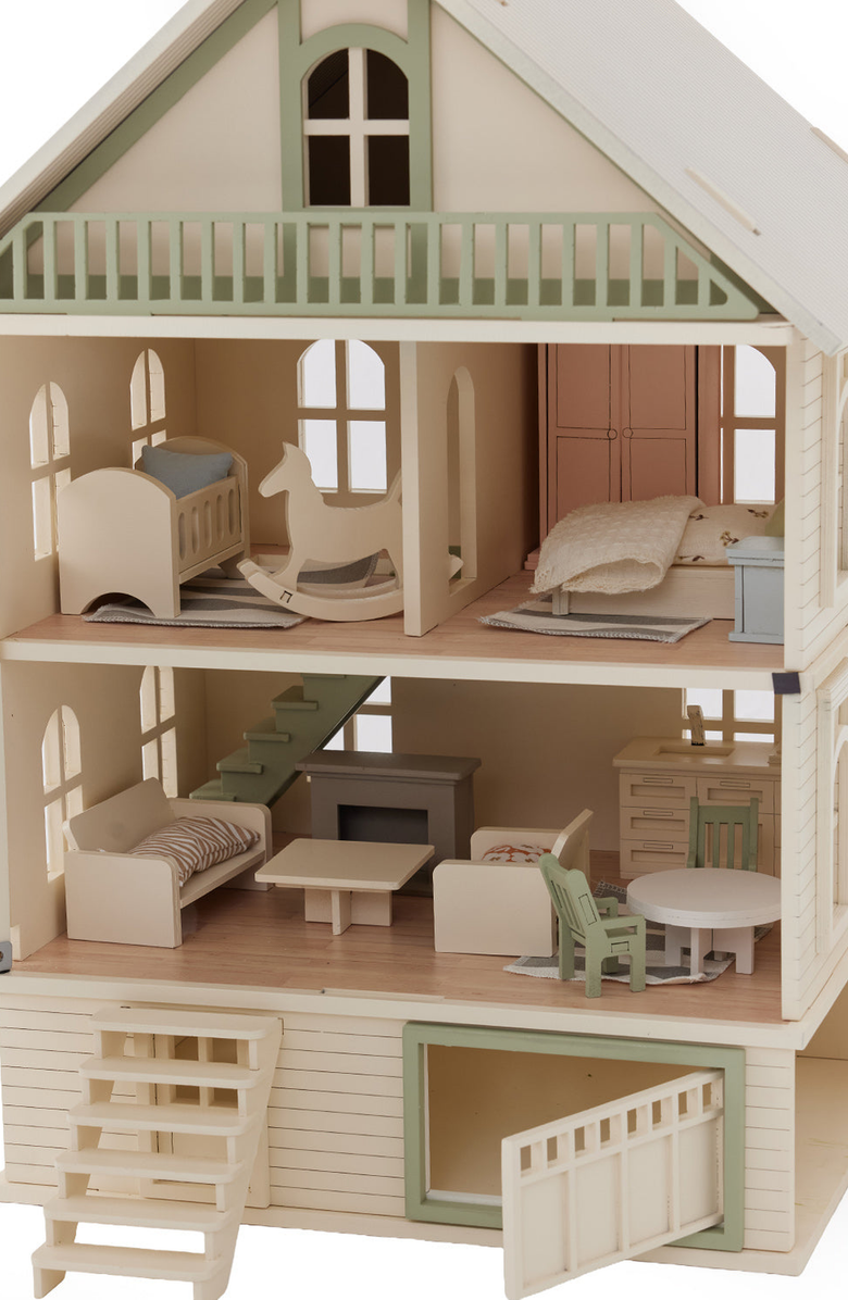 Little Forest Animals House of San Francisco Luxury Wooden Dollhouse, Alternate, color, No Led / No Doll Family