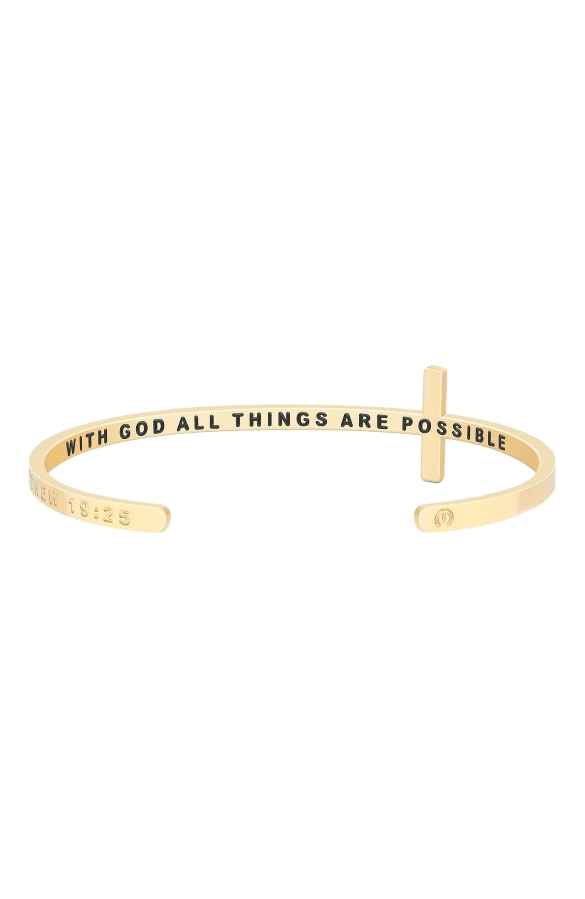 selected Matthew 19:26 - Yellow Gold