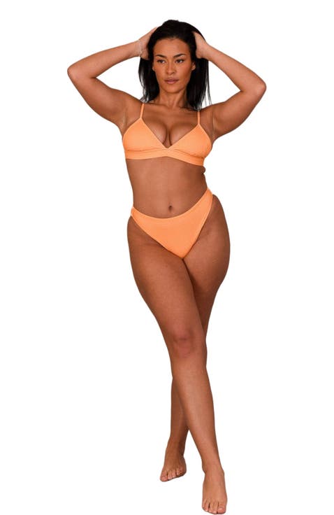 Tangerine Squeeze Boost 'Em Up Bikini Top