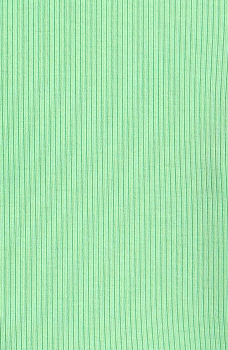 Cotton Emporium Kids' Bow Accent Rib T-Shirt, Alternate, color, Mint