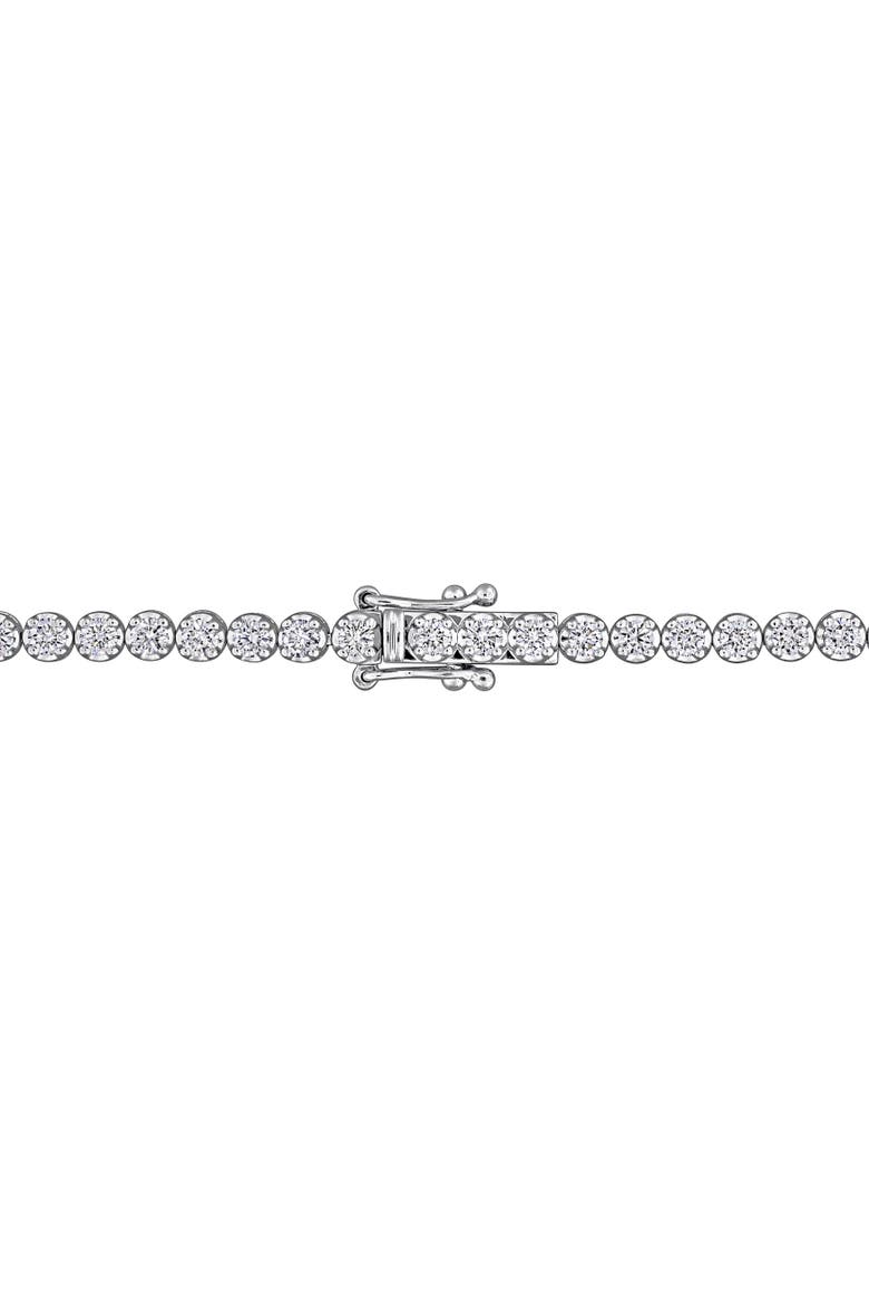 6 2/5ct. t.w. Lab-Grown Diamond Tennis Necklace 14k, Alternate, color, White Gold