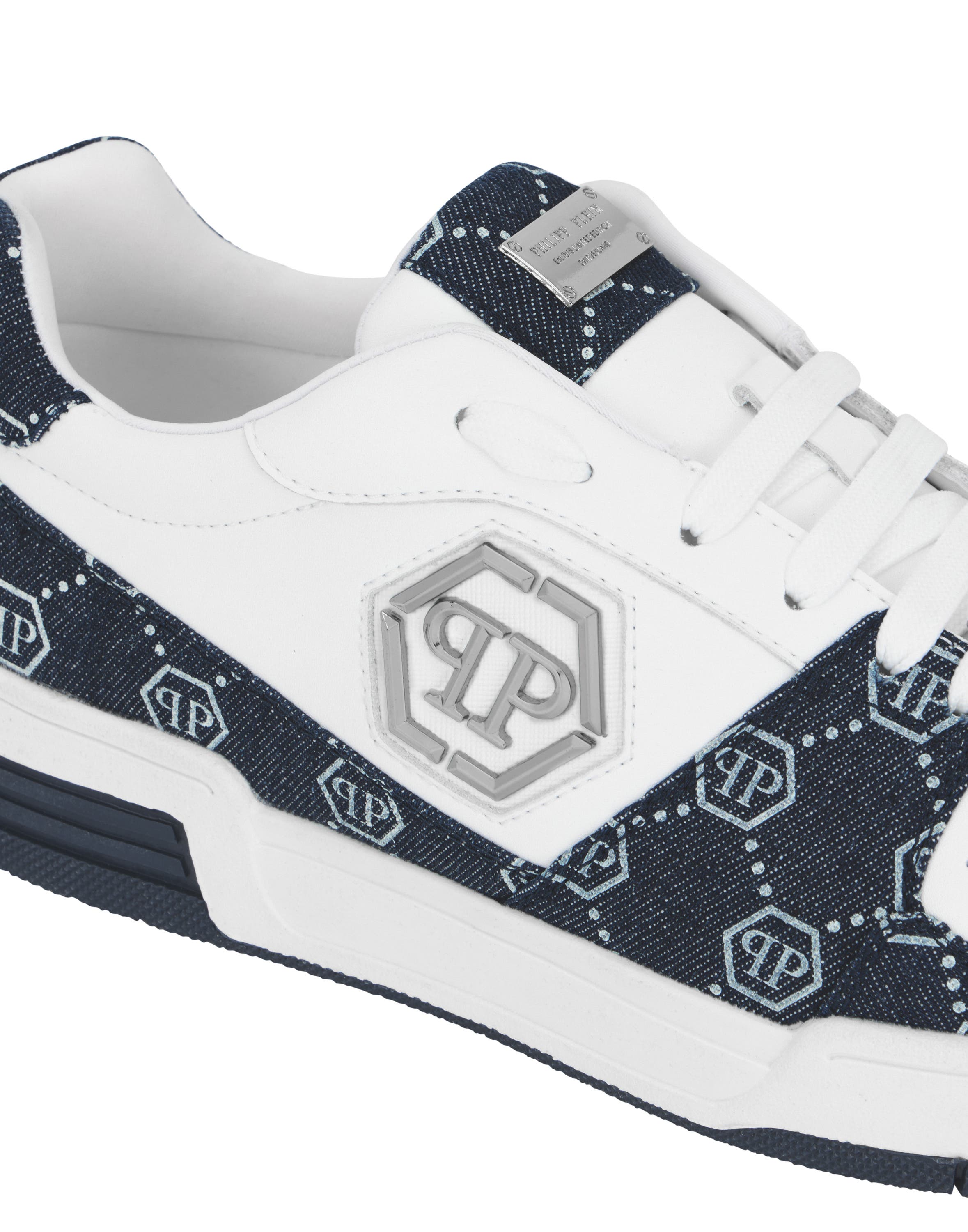 Lo-Top Sneakers Monogram Unisex, Alternate, color, white/middleblue