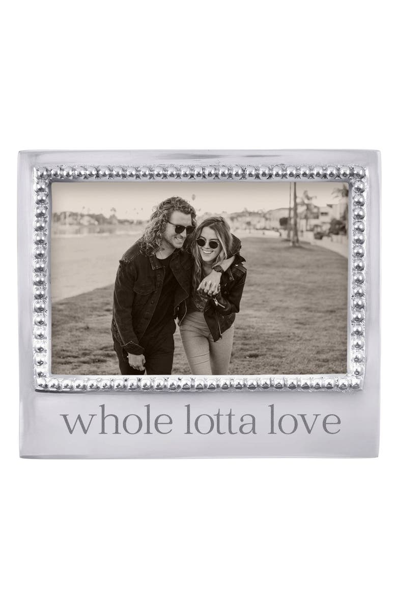 Mariposa Whole Lotta Love Beaded Picture Frame, Main, color, 