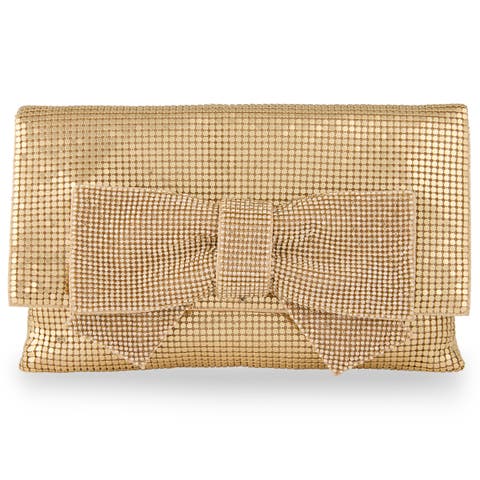 Gemma Crystal Bow Clutch