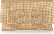 Whiting & Davis Gemma Crystal Bow Clutch