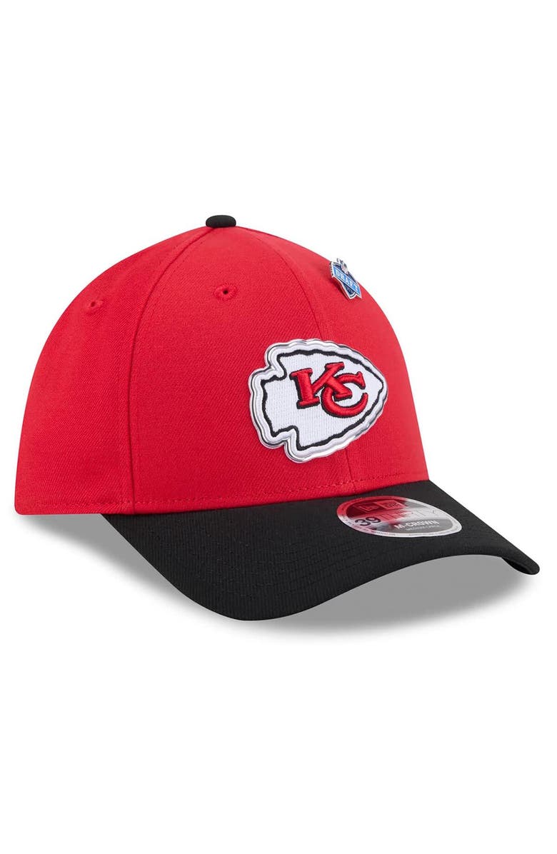 New Era Men's New Era Red/Black Kansas City Chiefs 2026 NFL Draft 39THIRTY M-Crown Flex Hat, Alternate, color, Red