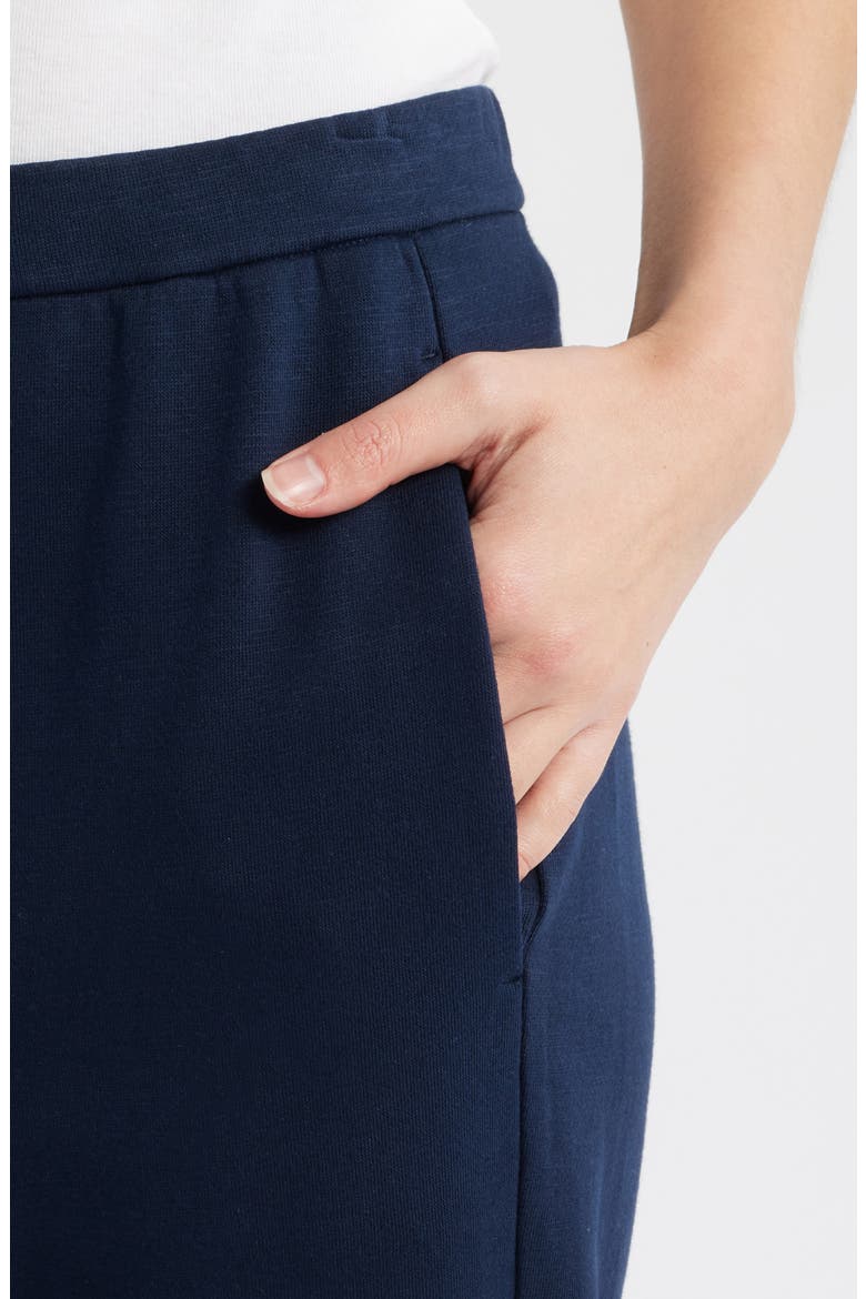 Slouch Organic Cotton Ankle Pants, Alternate, color, INK