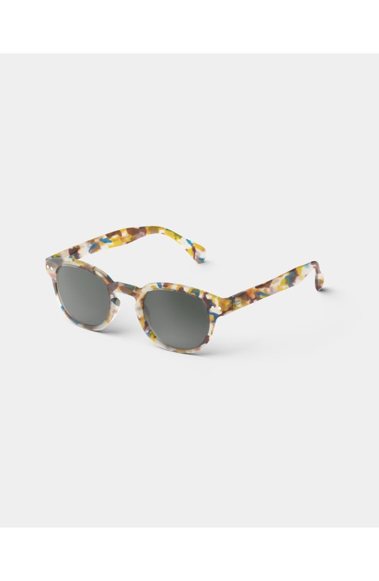 IZIPIZI #C 47mm Square Sunglasses, Alternate, color, Blue Tortoise