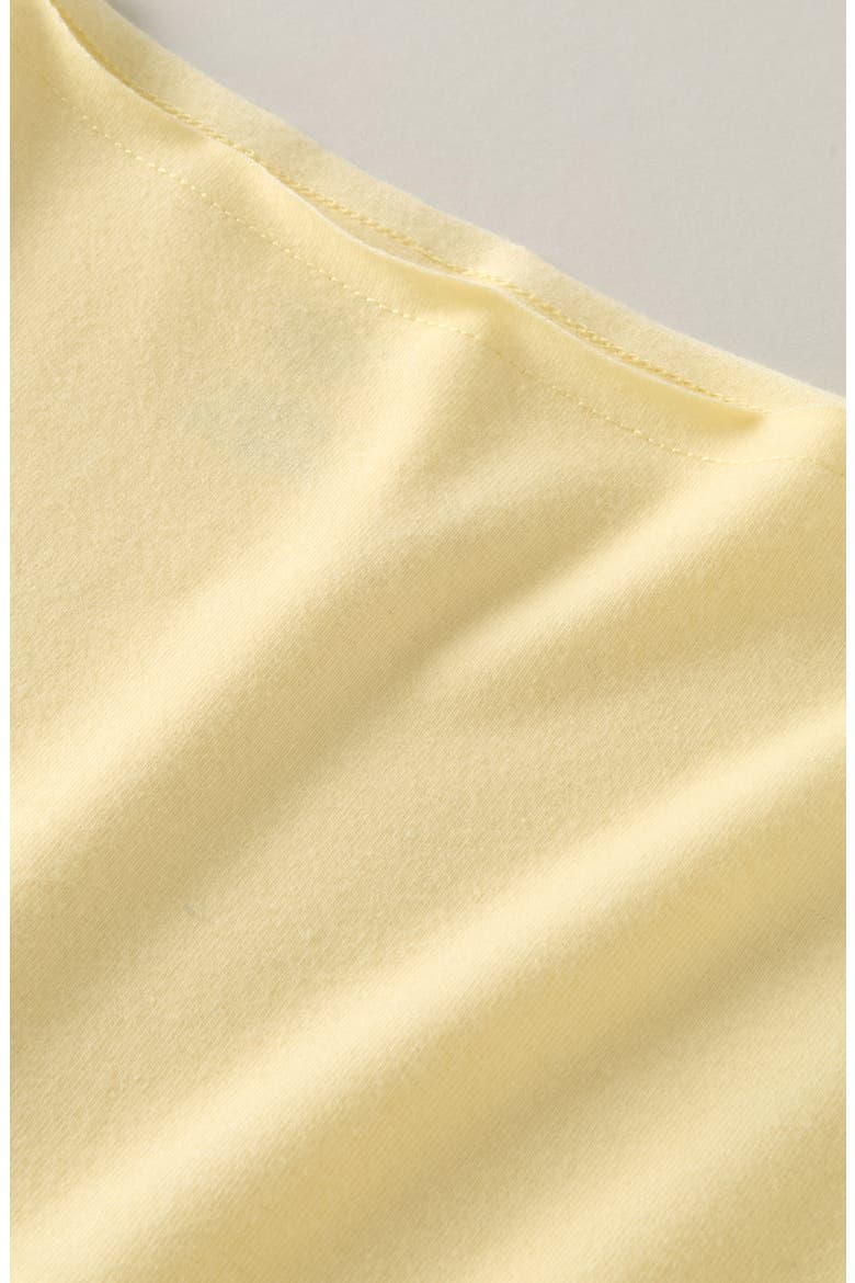 Kids' Off the Shoulder T-Shirt, Alternate, color, YELLOW SOFT