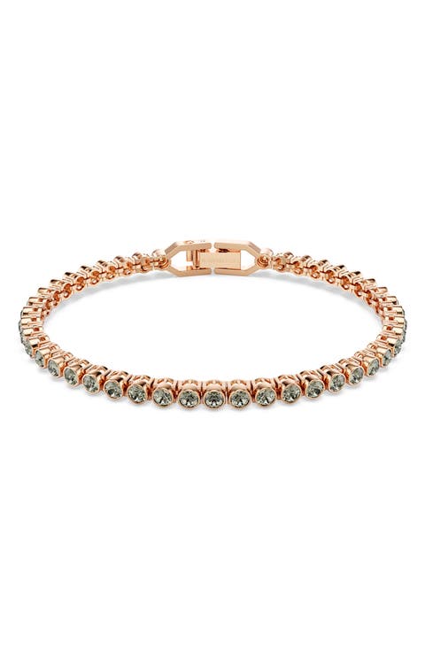 Imber Bezel Set Crystal Tennis Bracelet