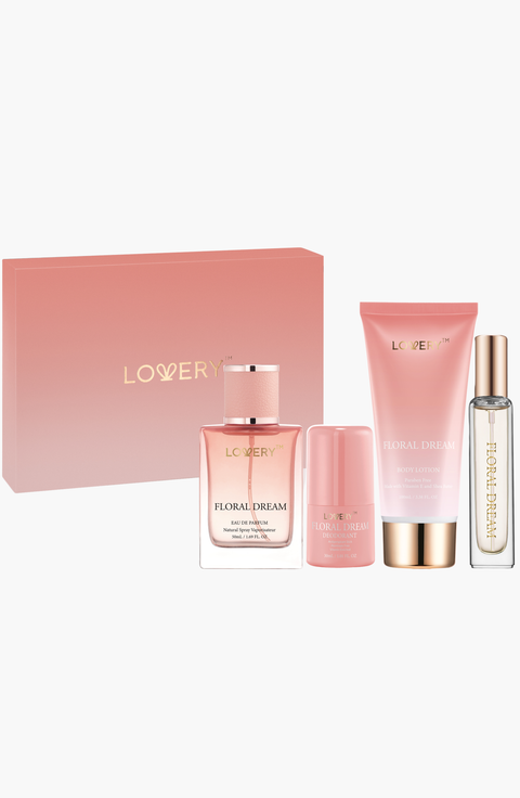 Floral Dream 5-Piece Gift Set with Eau de Parfum, Deodorant, Lotion & Cologne