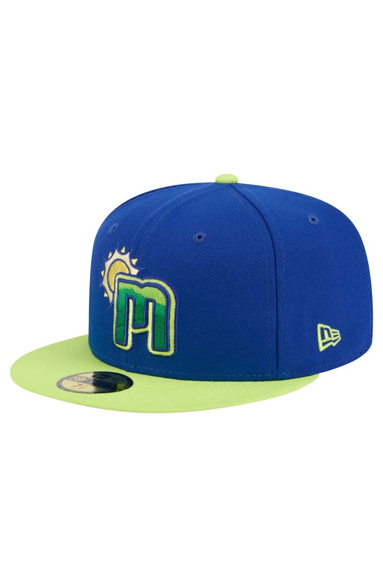 New Era Men's New Era Blue Chattanooga Lookouts Copa de la Diversión 59FIFTY Fitted Hat, Main, color, Blue