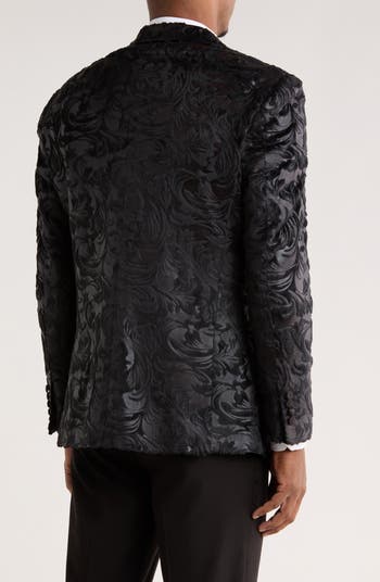 Paisley Notched Collar Sport Coat