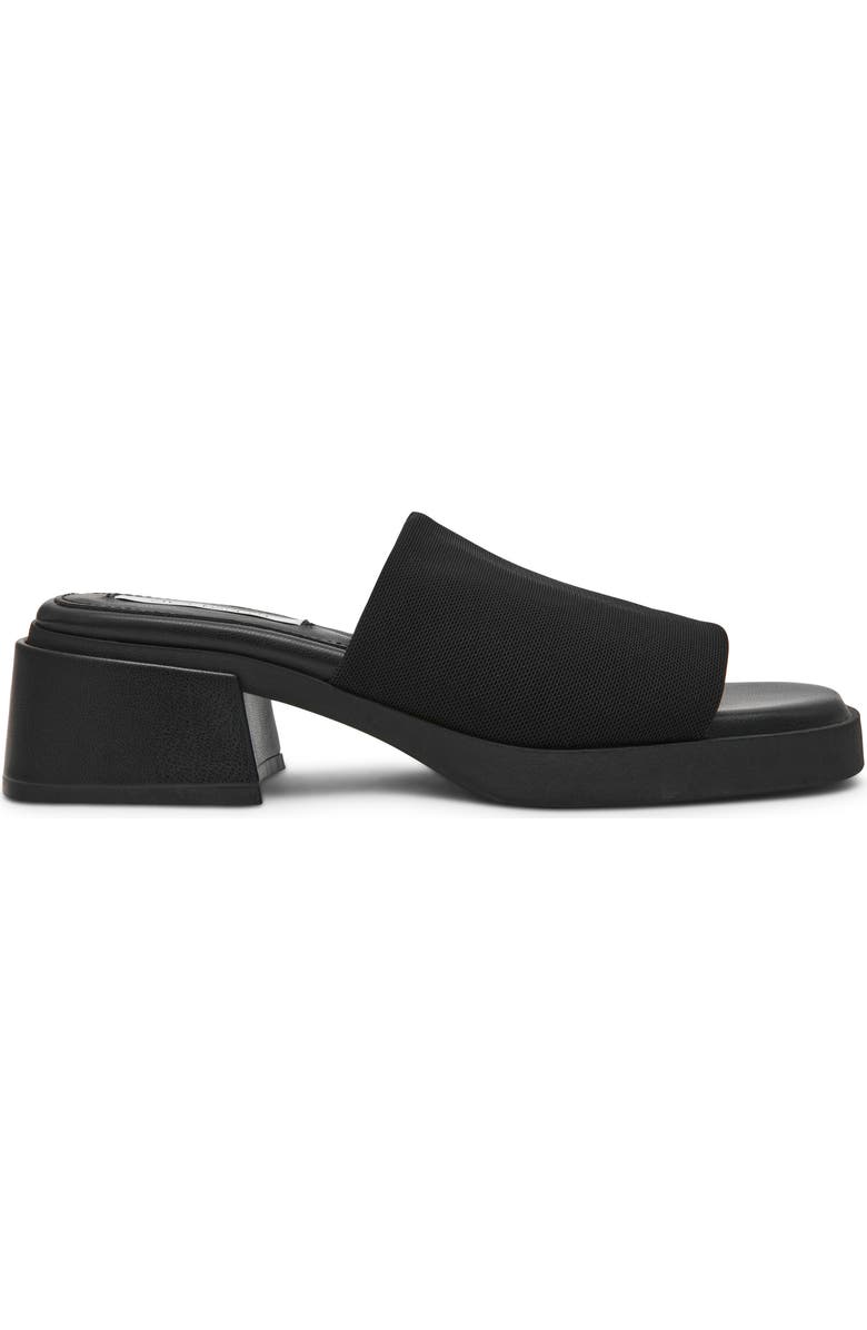 Steve Madden Lucee Platform Slide Sandal, Alternate, color, Black