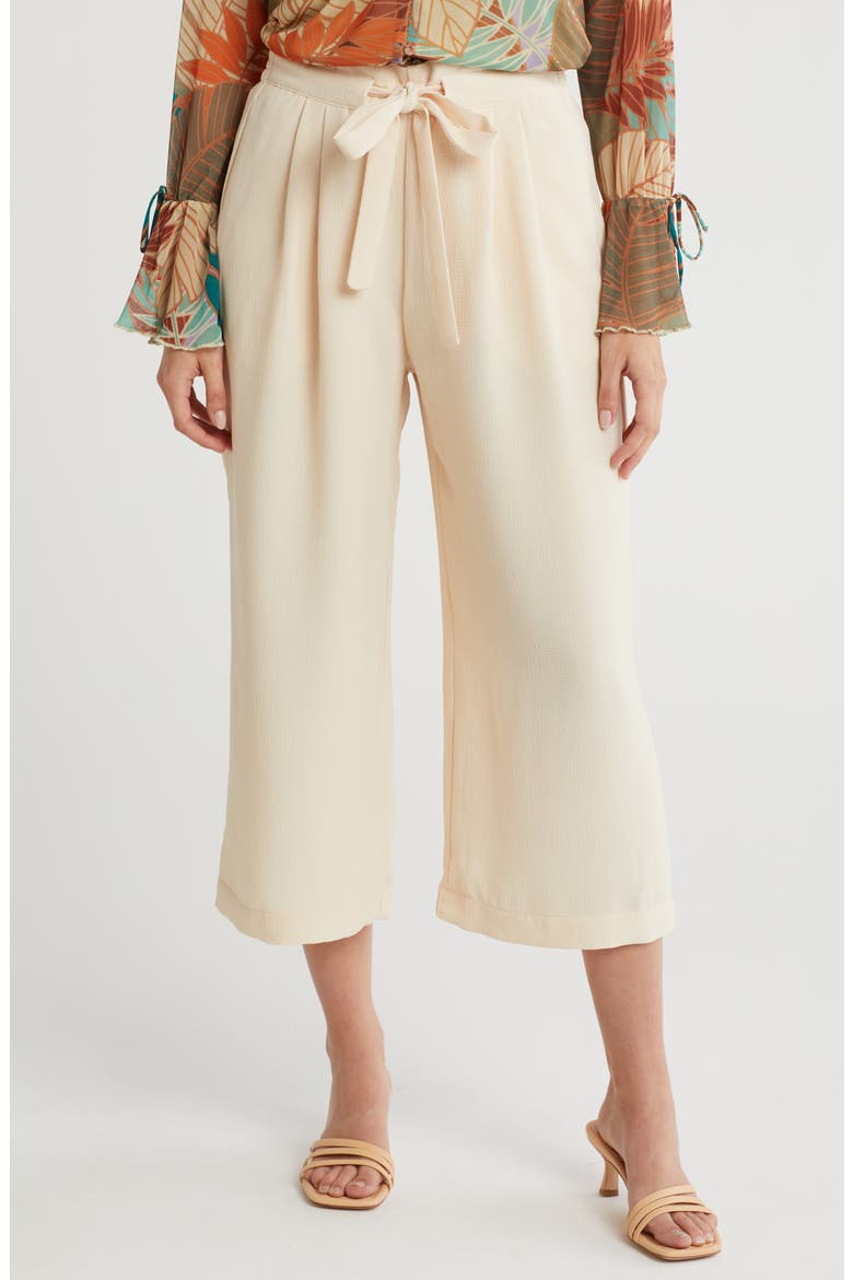 Crop Wide Leg Pants, Main, color, O473 PARCHMENT