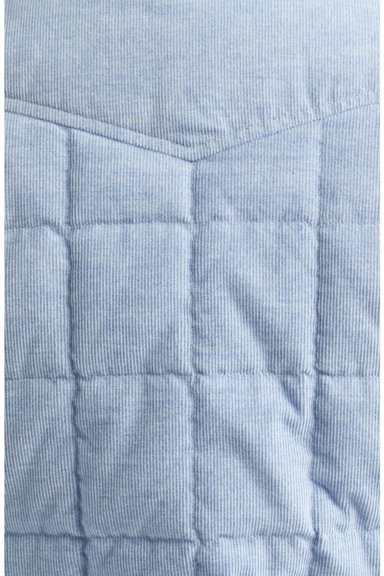 Nangy Quilted Down Shirt Jacket, Alternate, color, LIGHT BLUE