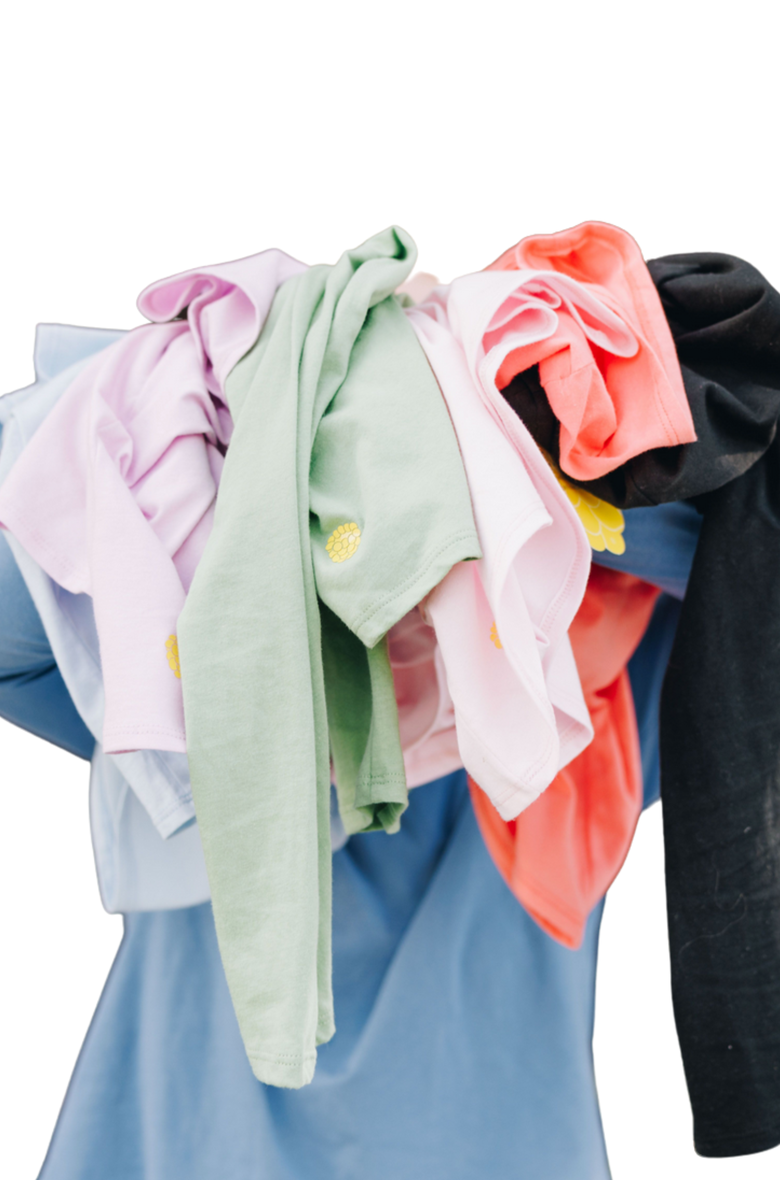 Yellowberry Whisper Long Sleeve Cotton Tee, Alternate, color, Black