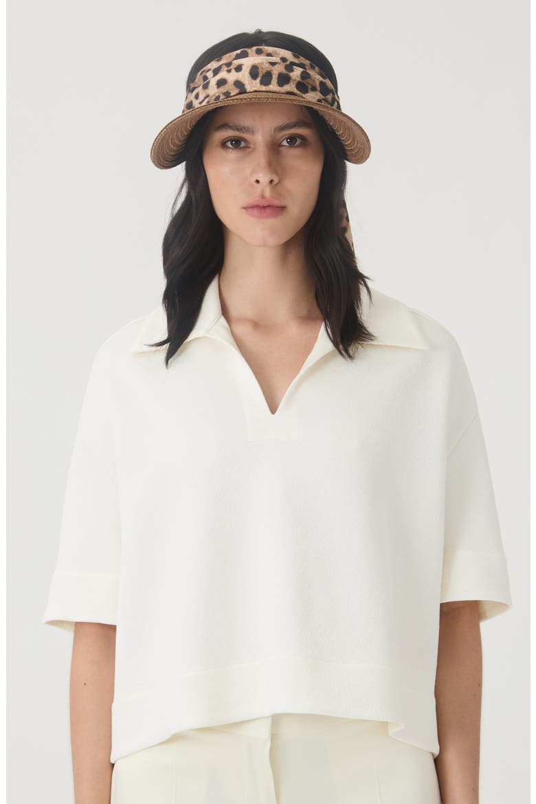 Ricky Packable Straw Visor, Alternate, color, CHOCOLATE