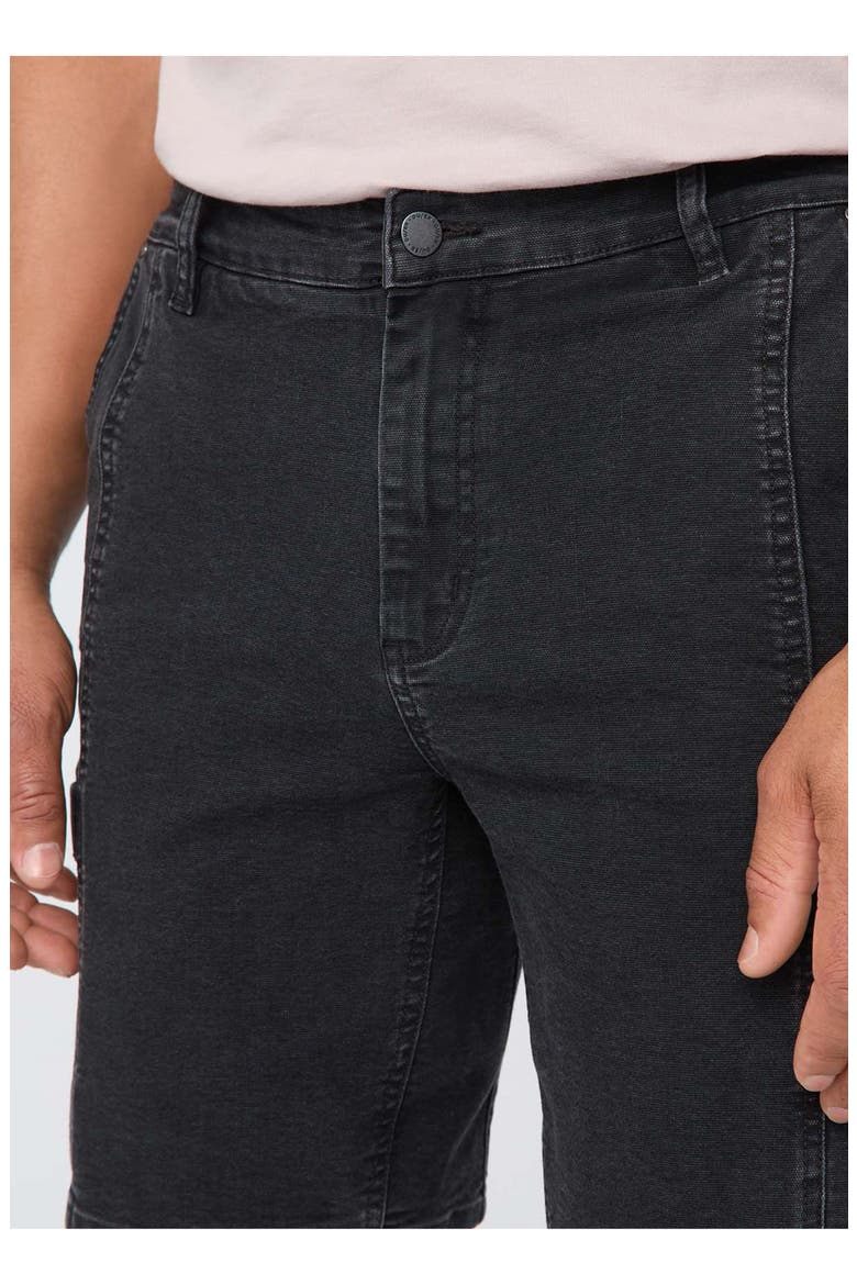 Stretch Canvas Cargo Short, Alternate, color, Black