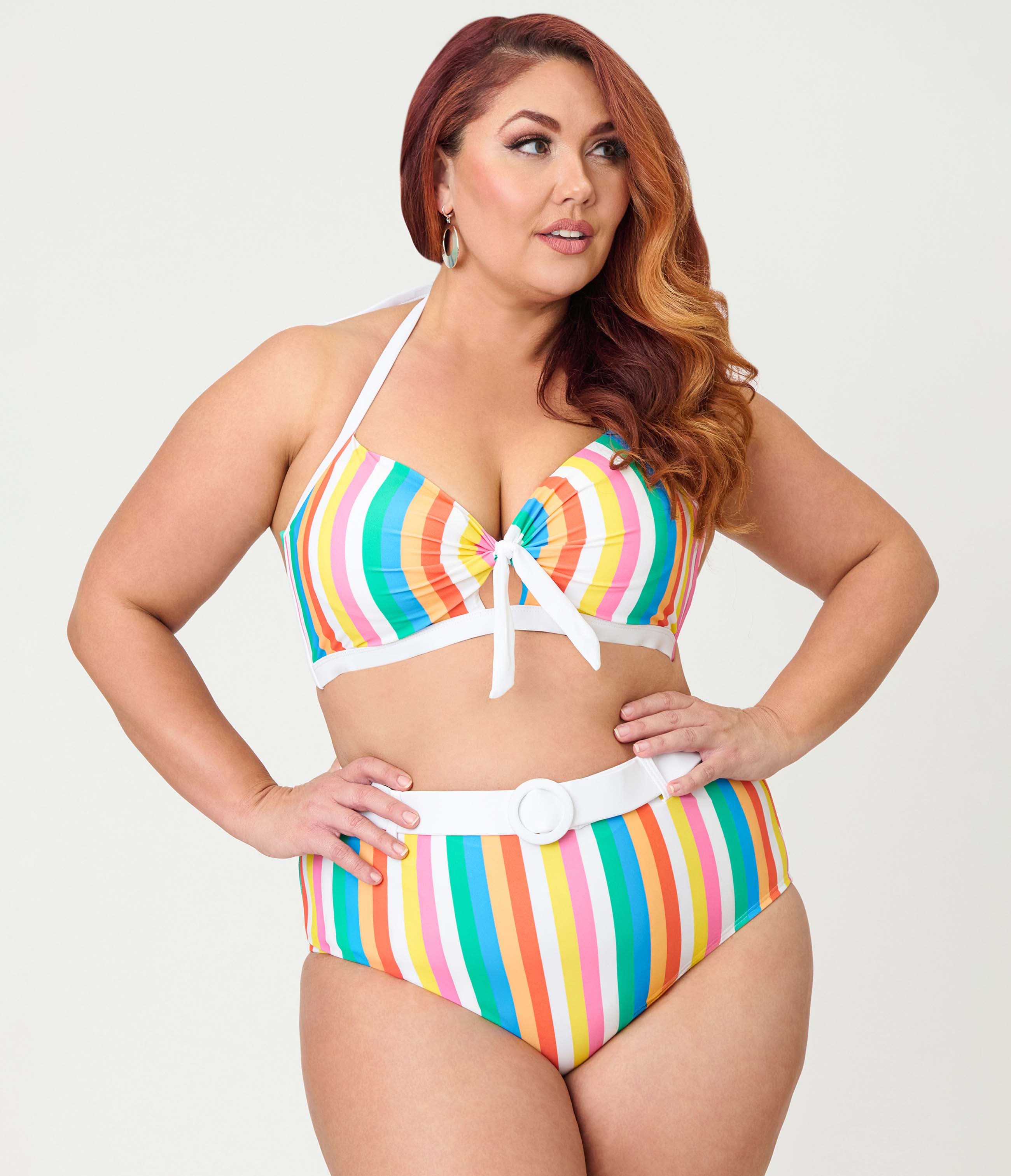 selected Blue Rainbow Stripe